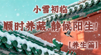 【節(jié)氣養(yǎng)生】小雪初臨：順時養(yǎng)藏，靜候陽生！